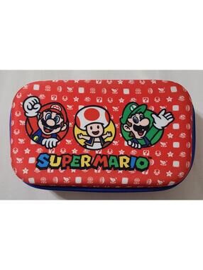 2022 Nintendo Super Mario Hard Case Video Game Storage Pencil Case Toad Luigi